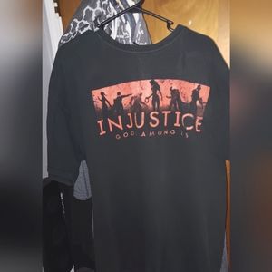 Injustice gods among us men's t shirt XXL used